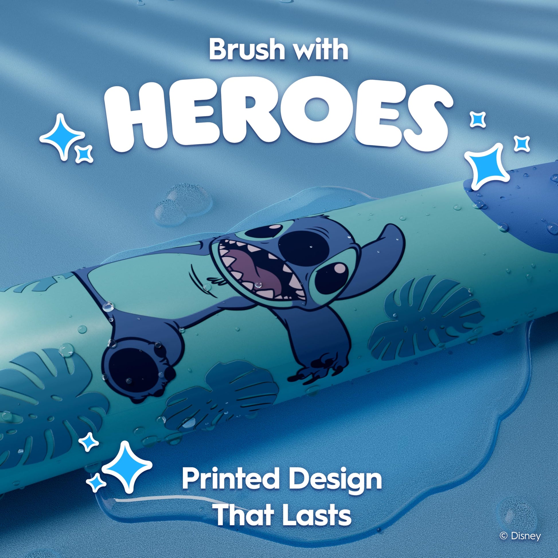Oral-B iO Kids Rechargeable Electric Powered Toothbrush, Stitch with 1 Gentle Care Brush Head - Automatic Pressure Sensor to Protect Gums - 3 Cleaning Settings - 2 Min Music Timer - 28 Day Battery Life - Available at All In One Marketplace Canada