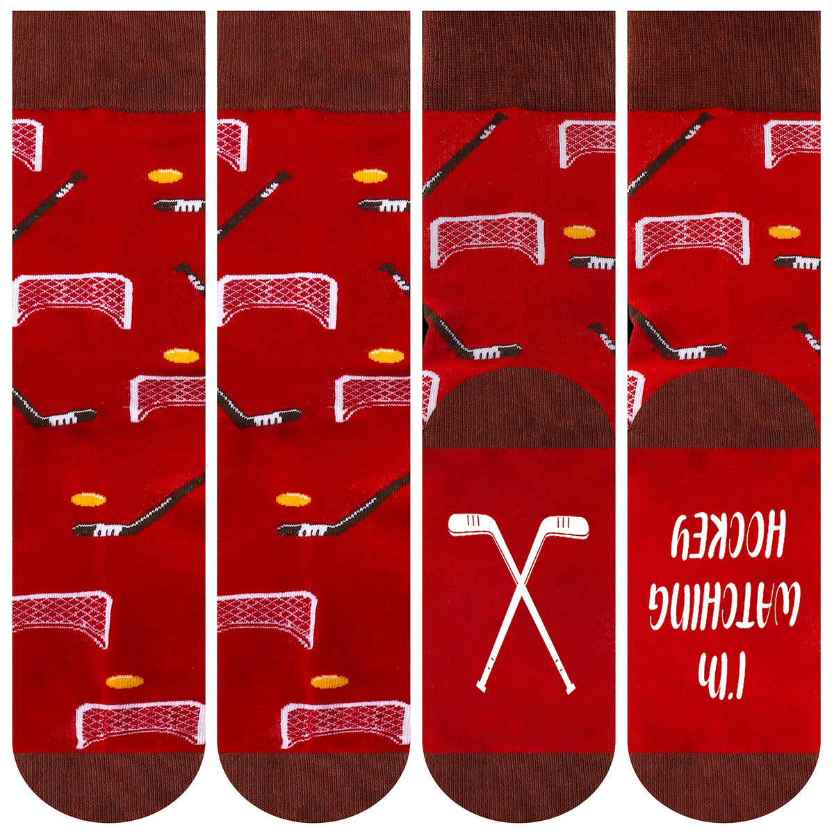 Moyel Hockey Socks Funny Gifts for Men Teen Boys Size 7-13 🍁 All In One Marketplace Canada
