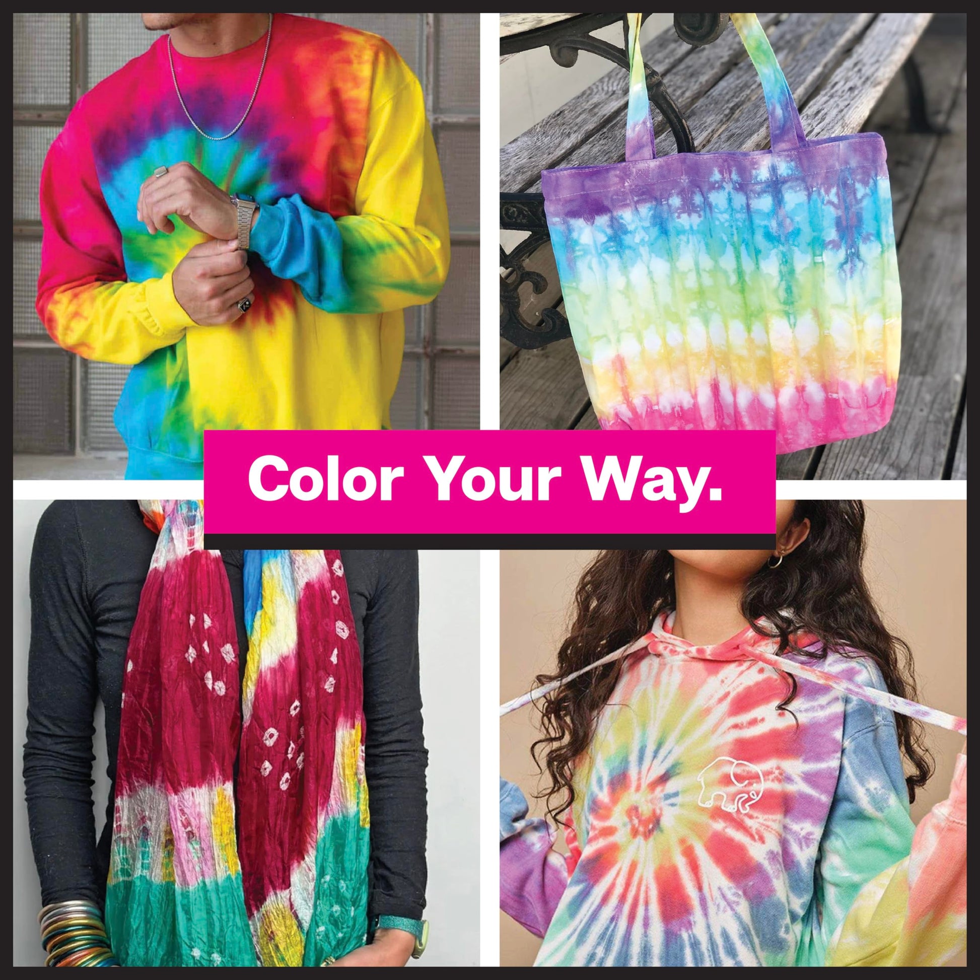 TULIP 34723 One-Step Tie Dye Party Kit - Available at All In One Marketplace Canada