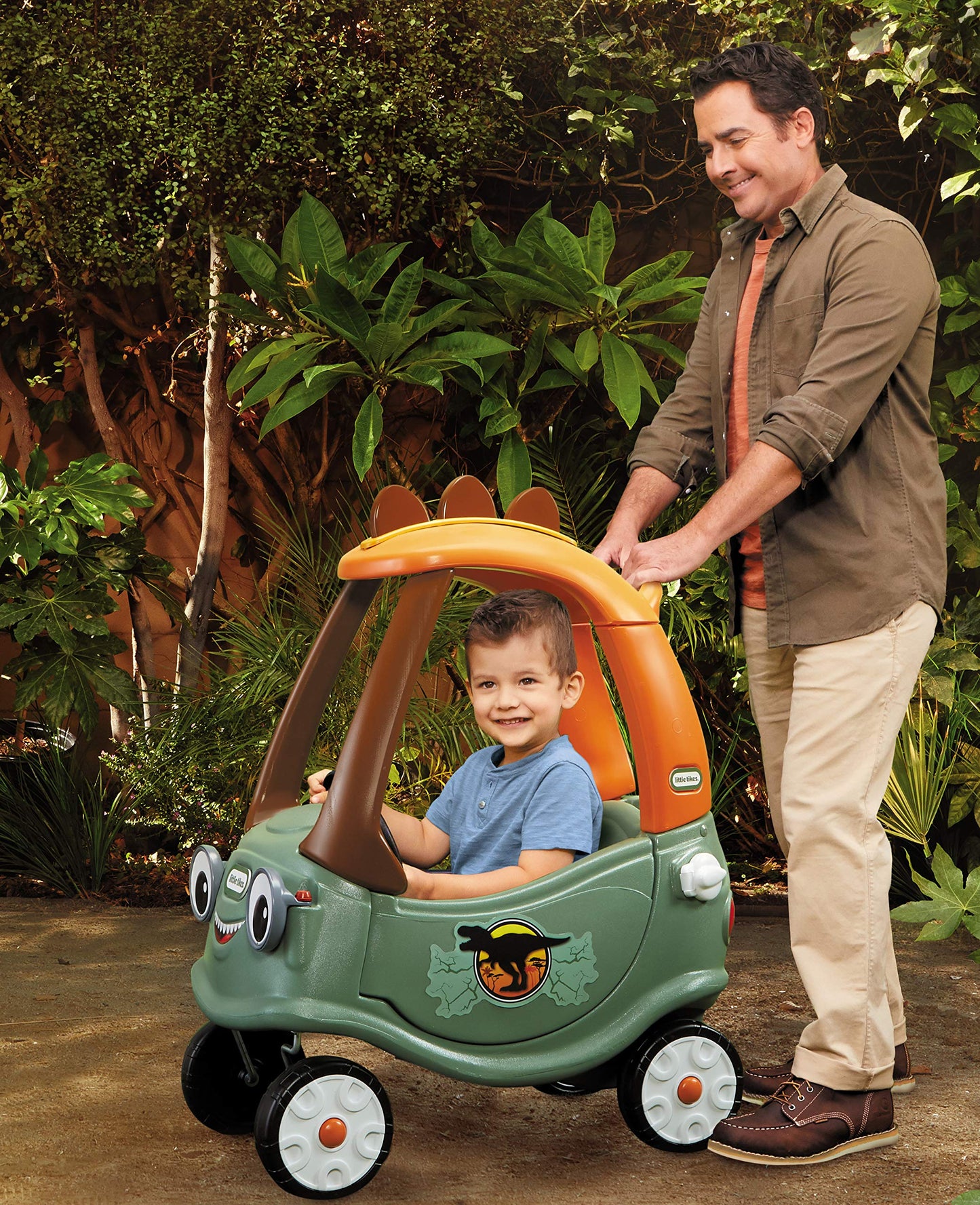 little tikes T-Rex Cozy Coupe by Dinosaur Ride-On Car for Kids, Multicolor Large 🍁 All In One Marketplace Canada Little Tikes