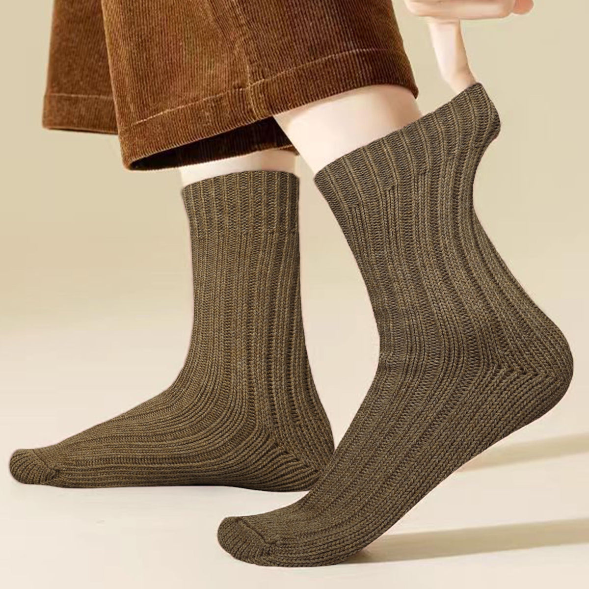 Moyel 3 Pairs Alpaca & Merino Wool Socks Women Warm Winter Thermal Cozy Thick Socks Cute Crew Socks for Women Women’s Boot Socks for Hiking Gifts for Women on Christmas 🍁 All In One Marketplace Canada