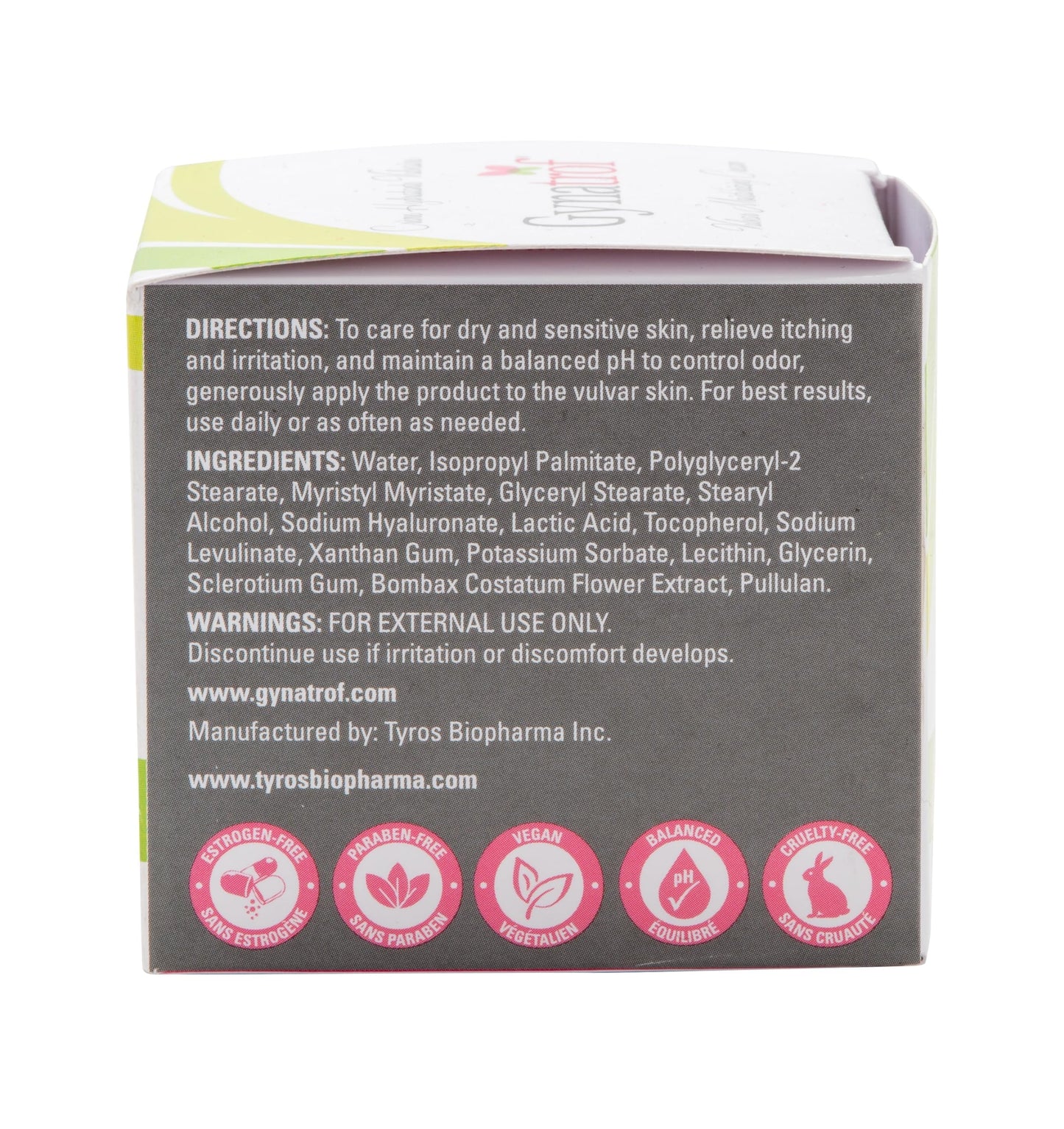 Gynatrof Vulva Moisture Cream - Hormone Free, Clinically Proven, OBGYN Recommended, All Natural Vulva Balm - Alleviates Dryness, Irritation, and Menopause Discomfort - Hyaluronic Acid & Vitamin E - Available at All In One Marketplace Canada