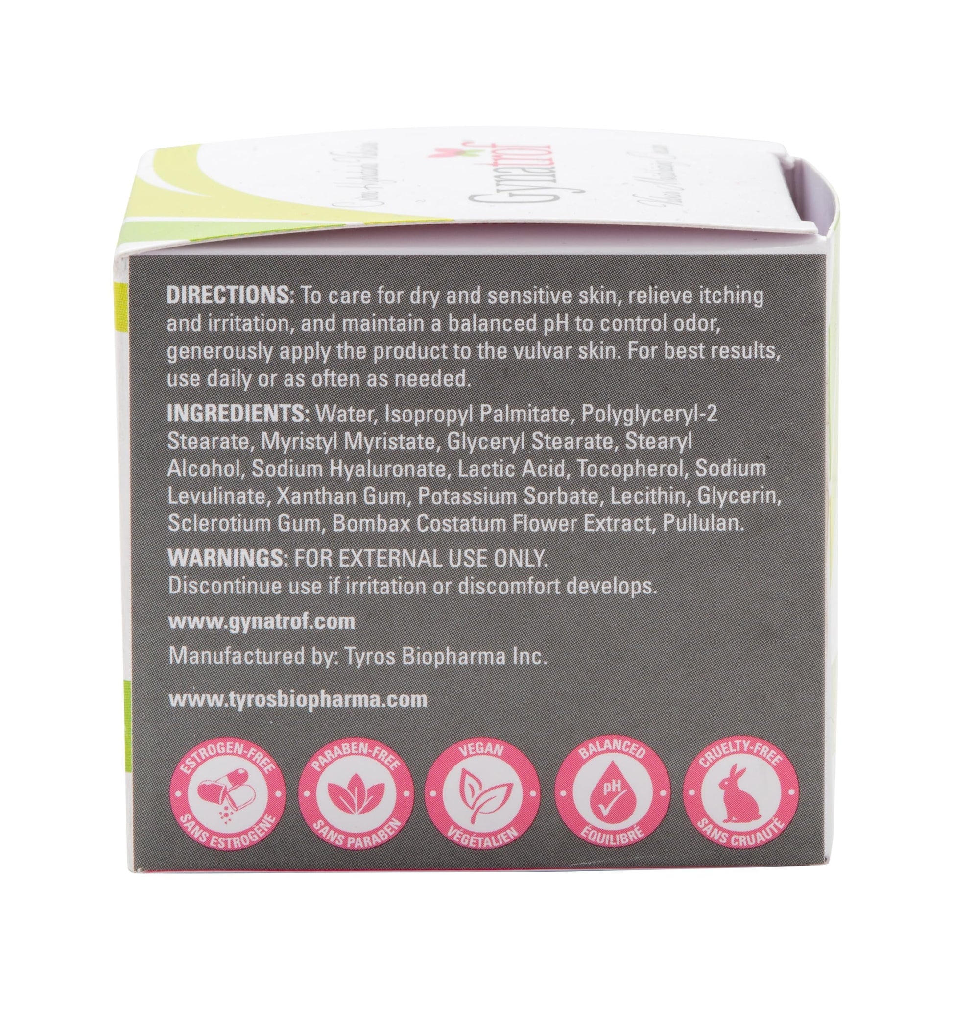 Gynatrof Vulva Moisture Cream - Hormone Free, Clinically Proven, OBGYN Recommended, All Natural Vulva Balm - Alleviates Dryness, Irritation, and Menopause Discomfort - Hyaluronic Acid & Vitamin E - Available at All In One Marketplace Canada