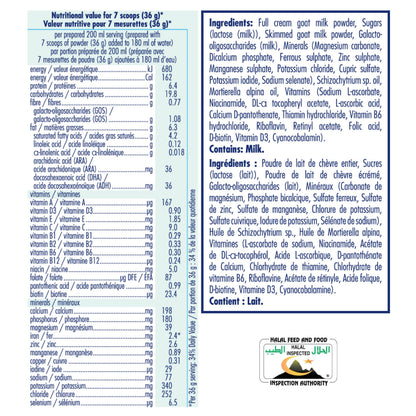 Kabrita Goat Milk Toddler Formula - Ages 12-36 Months - Vitamin D, Iron & DHA - 800g