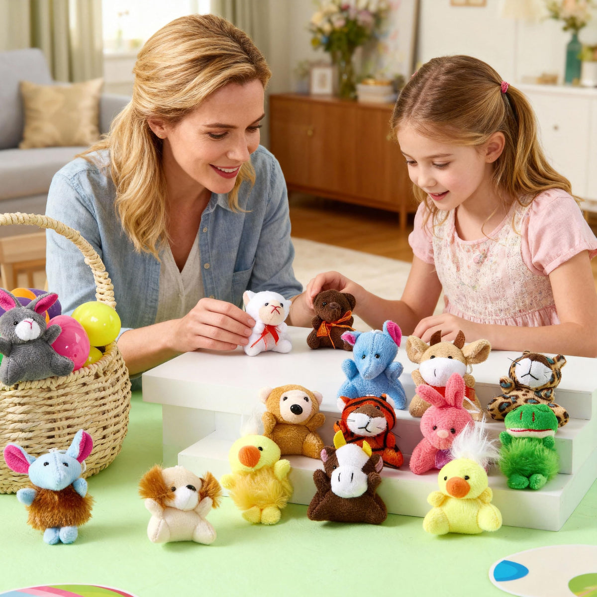JOYIN 24 Pack Mini Animal Plush Toy Assortment (24 Units 3" Each), Animals Keychain Decoration for Kids, Small Stuffed Animal Bulk for Kids, Carnival Prizes, School Gifts, Christmas Goodie Bags 🍁 All In One Marketplace Canada