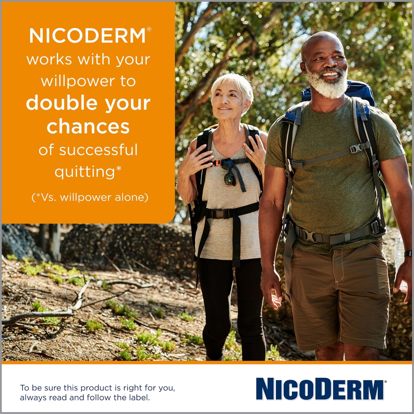 Nicoderm Step 2 Clear Patches, Quit Smoking and Smoking Cessation Aid, 14 mg of Nicotine/Day, 7 Count 🍁 All In One Marketplace Canada