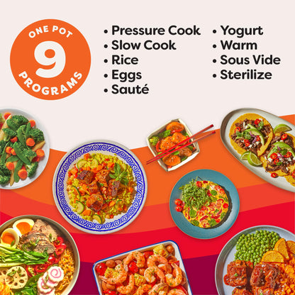 Instant Pot Duo Plus 6 Quart 9-in-1 Electric Pressure Cooker, Slow Cooker, Rice Cooker, Steamer, Sauté, Yogurt Maker, Warmer & Sterilizer, 15 One-Touch Programs,Stainless Steel/Black - Available at All In One Marketplace Canada