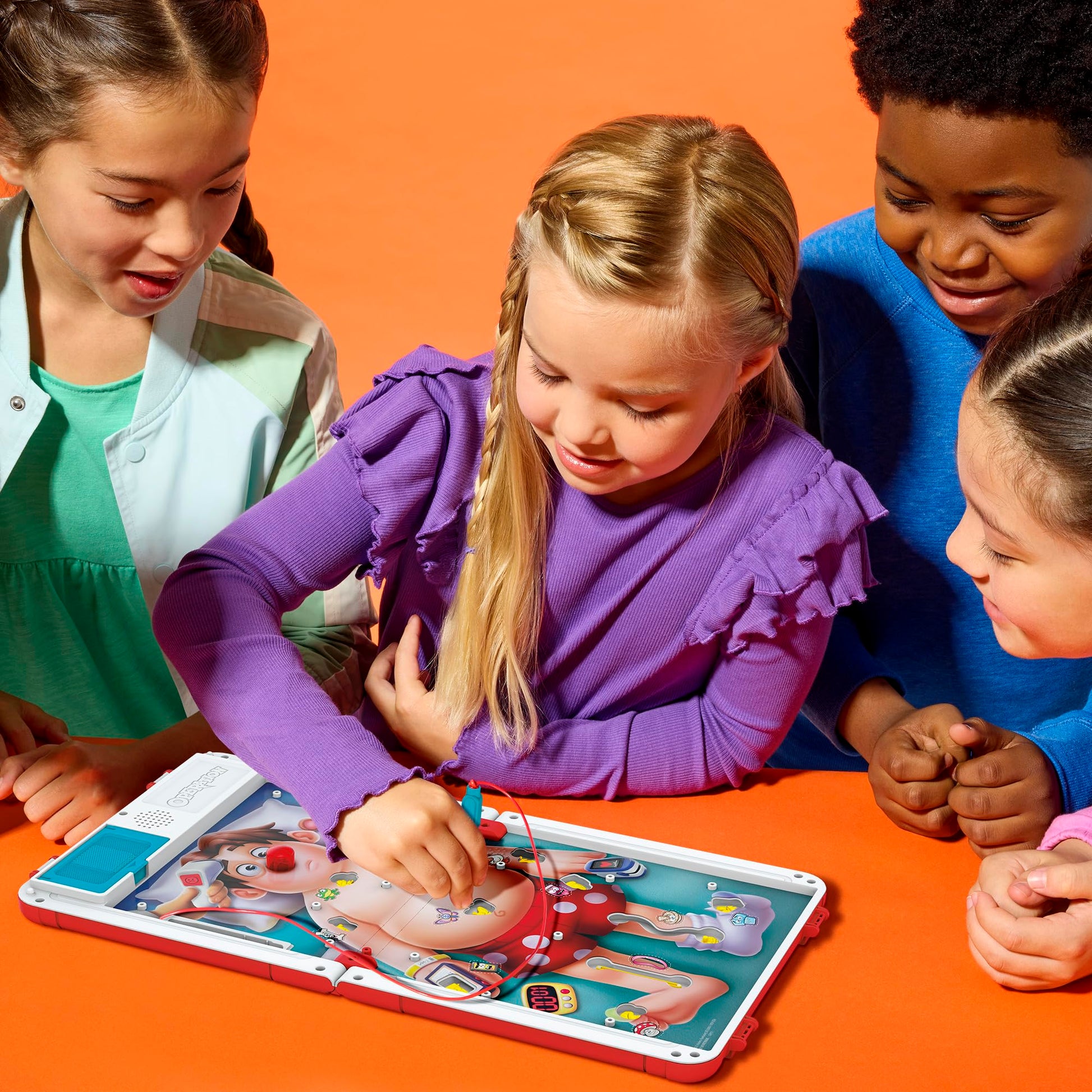 Operation Electronic Board Game with All-in-One Carrying Case | 2 Ways to Play | Ages 6+ | 1+ Players | 10 Mins. | Fun Kids Games (English & French) Hasbro Gaming