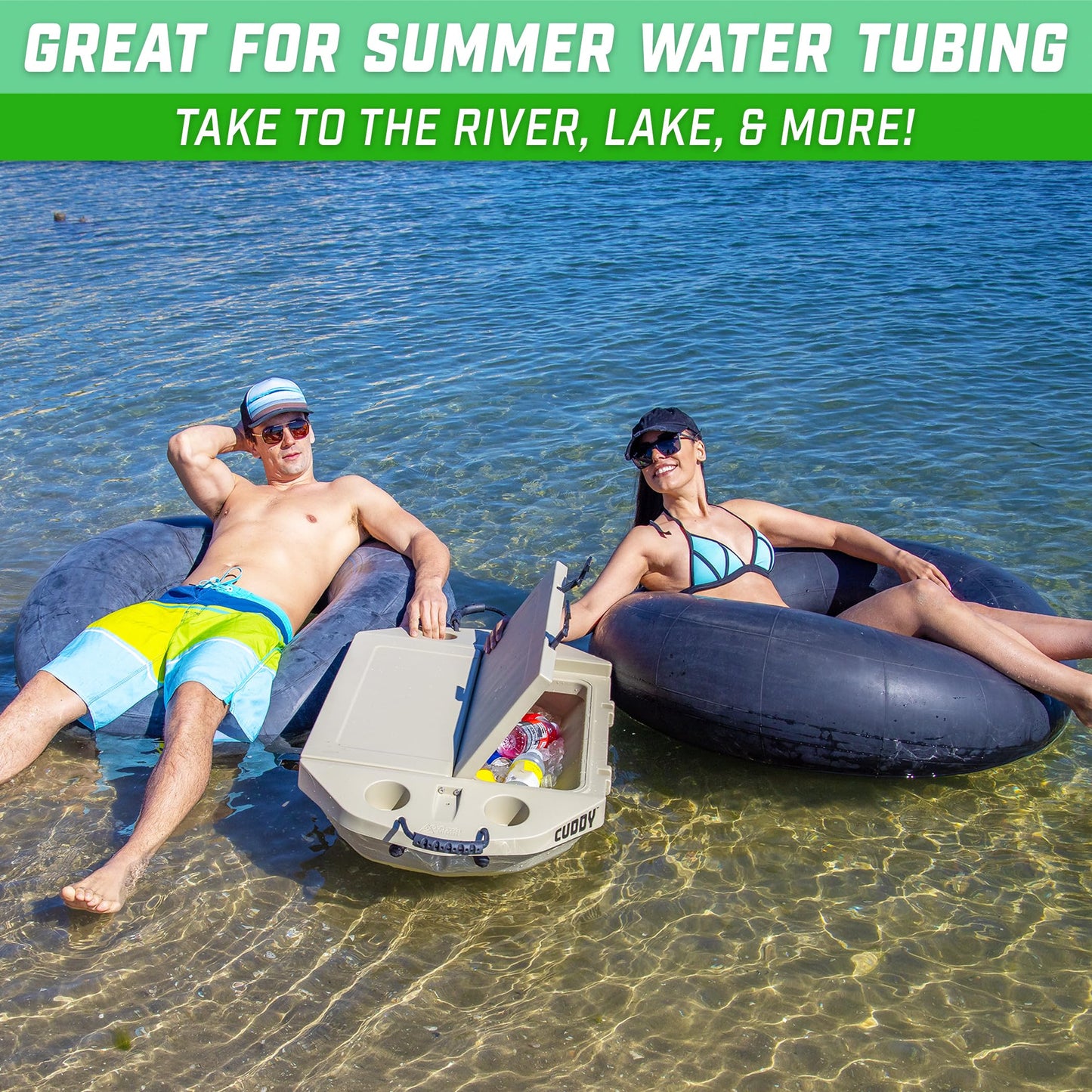 GoSports Duratube 44 Inch Heavy-Duty Tire Tube, Recreational Snow & Water Tire Tube - Commercial Grade 🍁 All In One Marketplace Canada GoSports