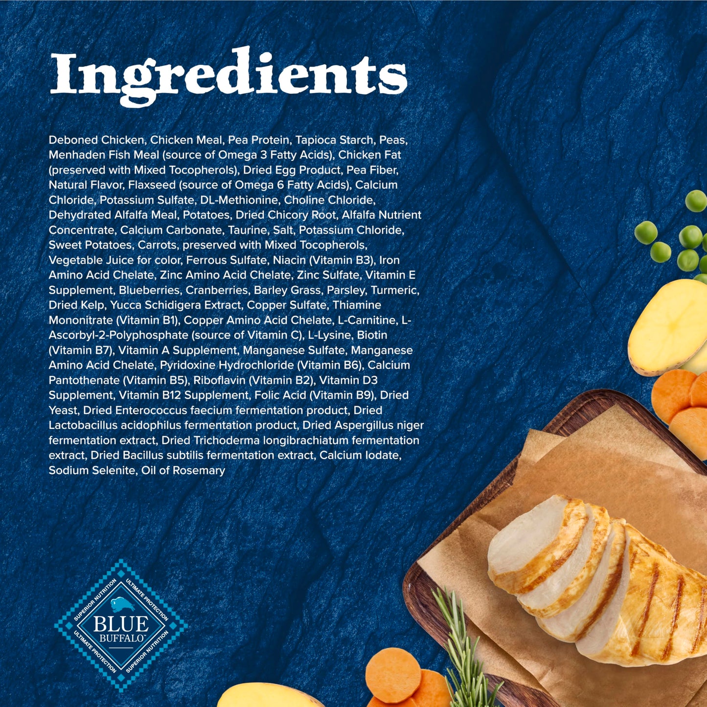 Blue Buffalo Wilderness with Chicken Natural High-Protein Grain-Free Dry Food for Adult Cats, Real Chicken First, Antioxidant-Rich LifeSource Bits Support Immunity, Promotes Strong Muscles, 12 lbs.