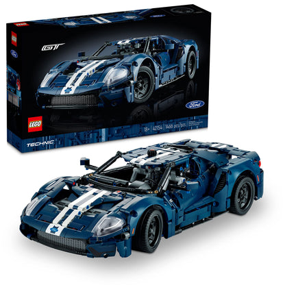 LEGO Technic 2022 Ford GT 42154 Car Model Kit for Adults to Build, Collectible Set, 1:12 Scale Supercar with Authentic Features, Gift Idea That Fuels Creativity and Imagination LEGO