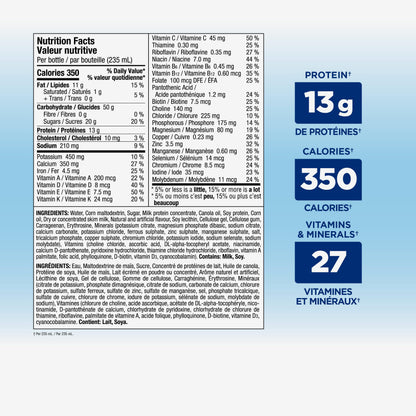 Ensure Plus Calories, Nutritional Supplement Shake Value Pack, To Help With Healthy Weight Gain Or Maintenance, Strawberry, 24 x 235-mL Bottles - Available at All In One Marketplace Canada
