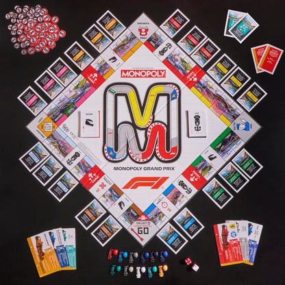 Monopoly F1 Edition Board Game | Officially Licensed Formula 1 Game | Family Games for Kids, Teens and Adults | 2-6 Players | 45 Mins. | Ages 8+ (English) Monopoly