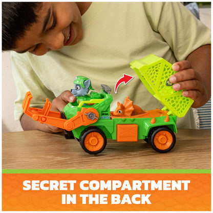 PAW Patrol The Dino Movie Rocky Dino Rescue Recycler Toy Vehicle
