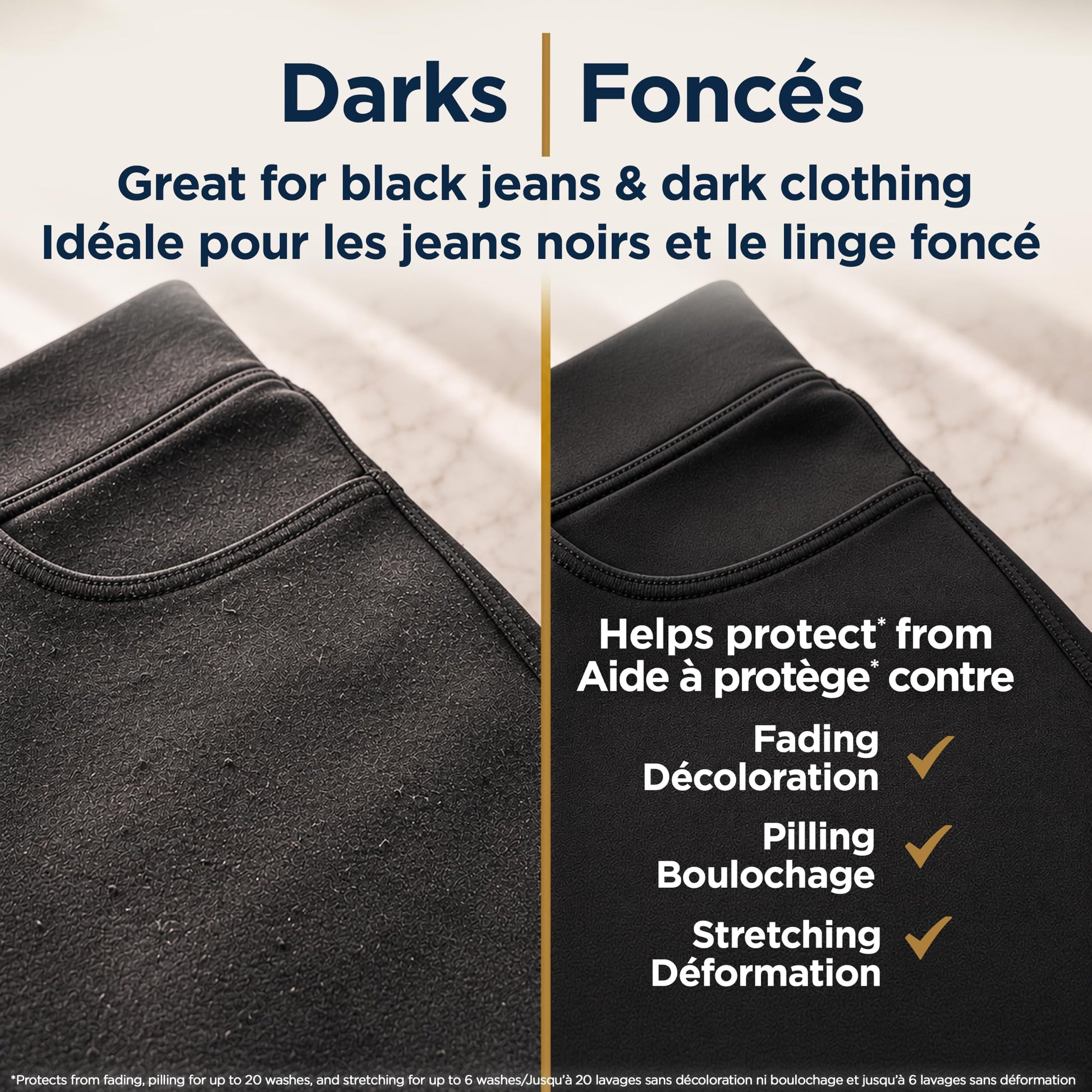 Woolite Darks Laundry Detergent for Dark Clothing; 2.96 L, 66 Loads; Helps Keep Clothes Looking Like New with Advanced Care & Fabric Guard Complex; Protects from Fading & Pilling Up 20 Washes - Available at All In One Marketplace Canada