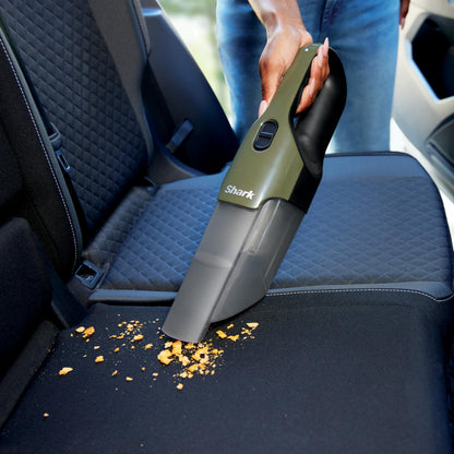 Shark Cyclone Handheld Vacuum - HyperVelocity Suction, Lightweight 1.6 lbs, XL Dust Cup, USB Charging, 8" Crevice Tool, Washable Filter, Green/Grey CH700C (Canadian Version) - Available at All In One Marketplace Canada