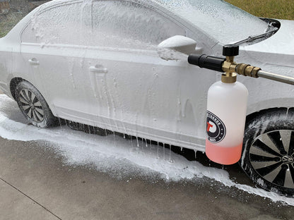 Tool Daily Foam Cannon with 1/4’’ Quick Connector, 1 Liter, 5 Pressure Washer Nozzle Tips - Available at All In One Marketplace Canada