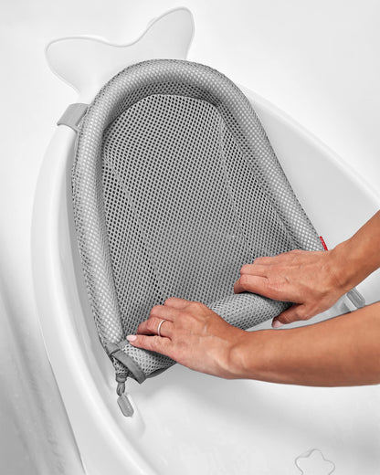 Skip Hop Infant Bath Tub 3-Stage Grow With Baby Smart Sling MOBY Bathtub White Age 0+