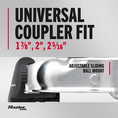 Master Lock 379ATPY Universal Trailer Coupler Lock