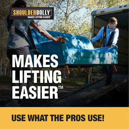 SHOULDER DOLLY Moving Straps - Lifting Strap for 2 Movers - Move, Lift, Carry, And Secure Furniture, Appliances, Heavy, Bulky Objects Safely, Efficiently, More Easily Like The Pros - Essential Moving Supplies - LD1000 🍁 All In One Marketplace Canada