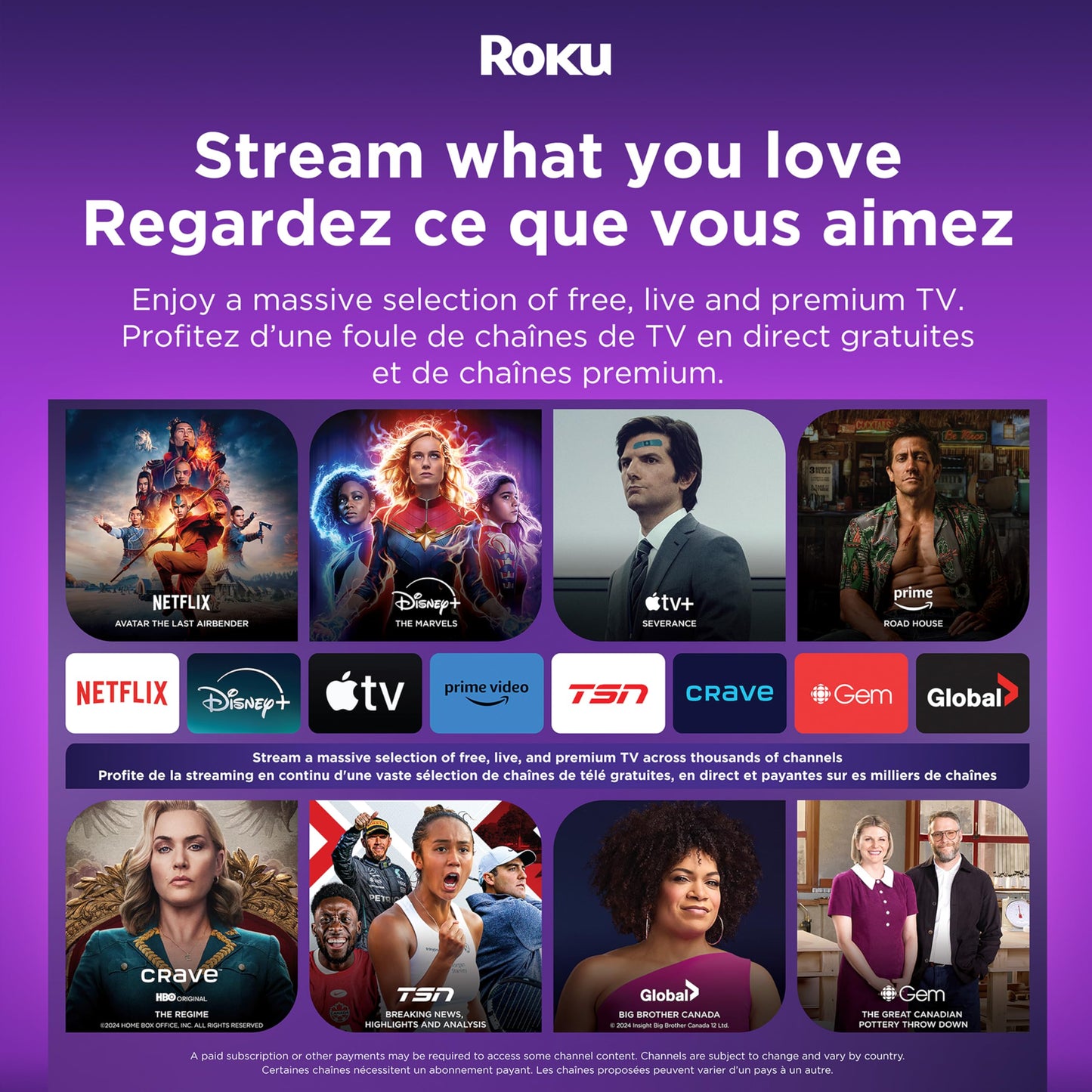 Roku Ultra 2024 | The Ultimate Streaming Player - 4K Streaming Device with HDR10+, Dolby Vision & Atmos - Bluetooth & Wi-Fi 6 - Rechargeable Voice Remote Pro with Backlit Buttons - Free & Live TV 🍁 All In One Marketplace Canada
