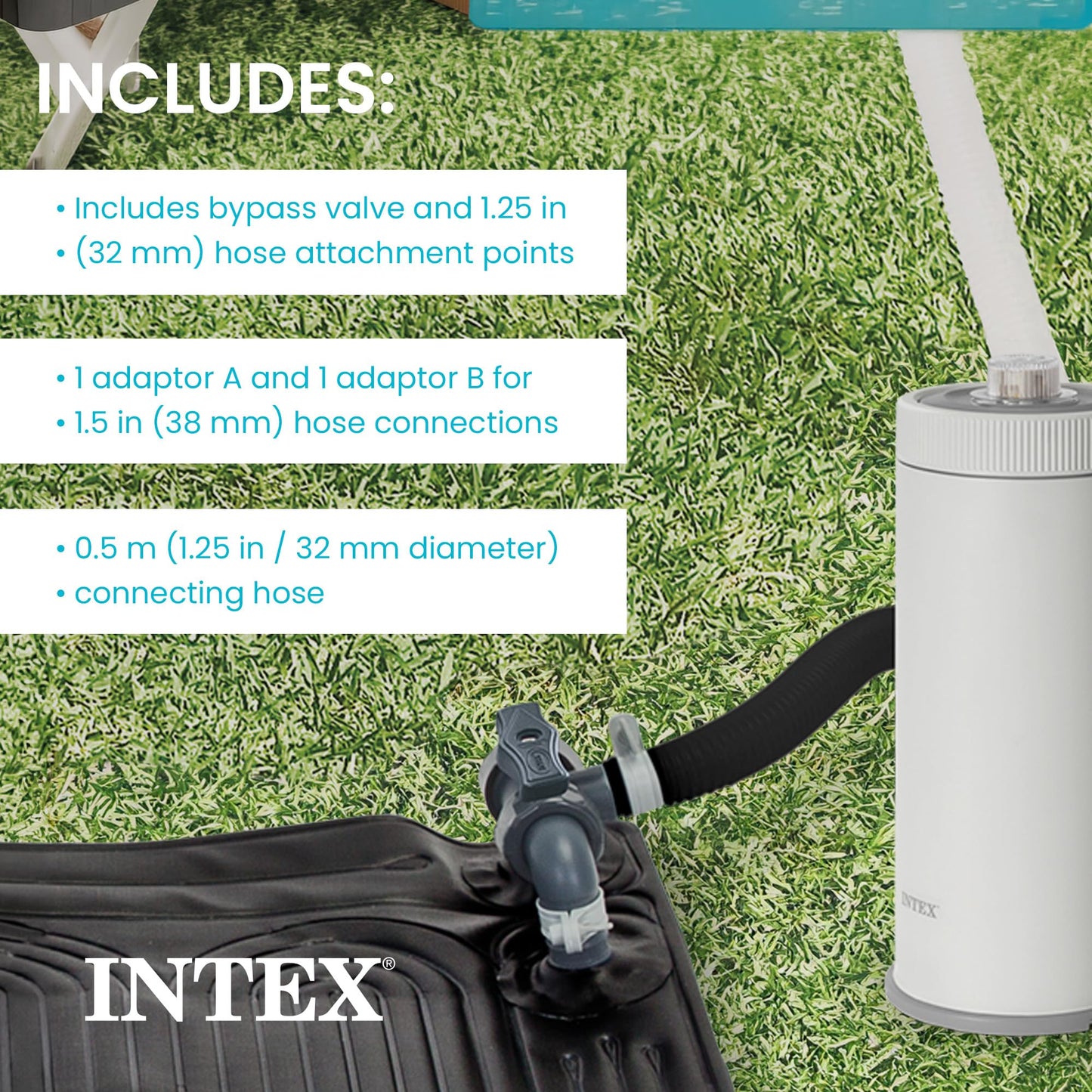 Intex Solar Heater Mat for Above Ground Swimming Pool, 47" X 47"