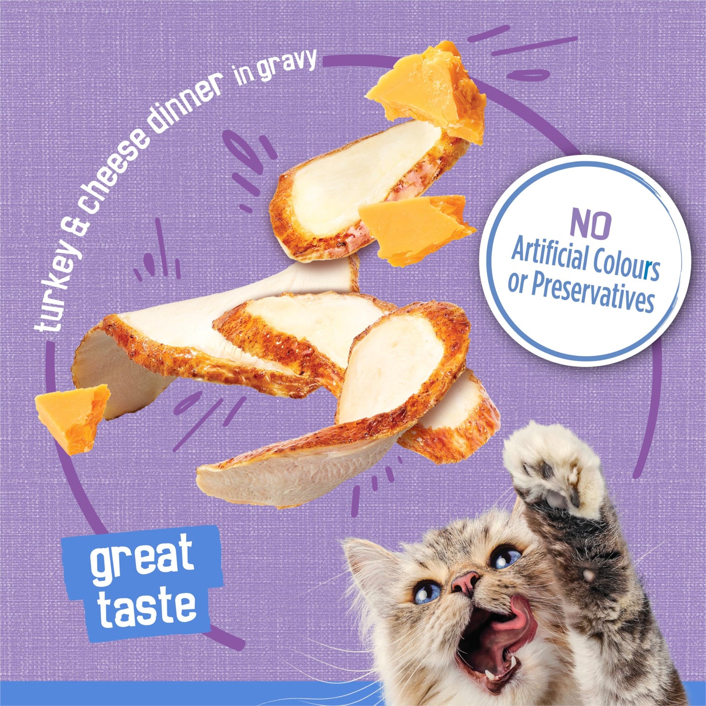 Friskies Shredded Wet Cat Food, Turkey & Cheese Dinner in Gravy - 156 g Can (24 Pack) 🍁 All In One Marketplace Canada