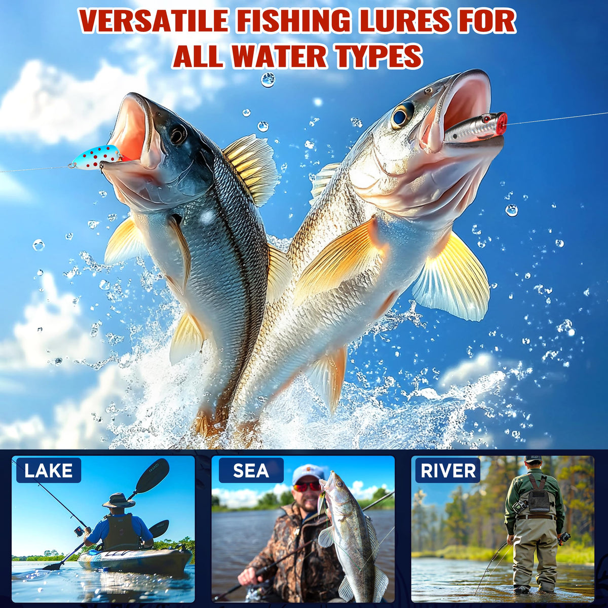 PLUSINNO Fishing Advent Calendar 2026 Adult,24 Day Fishing Lures Gift 🍁 All In One Marketplace Canada