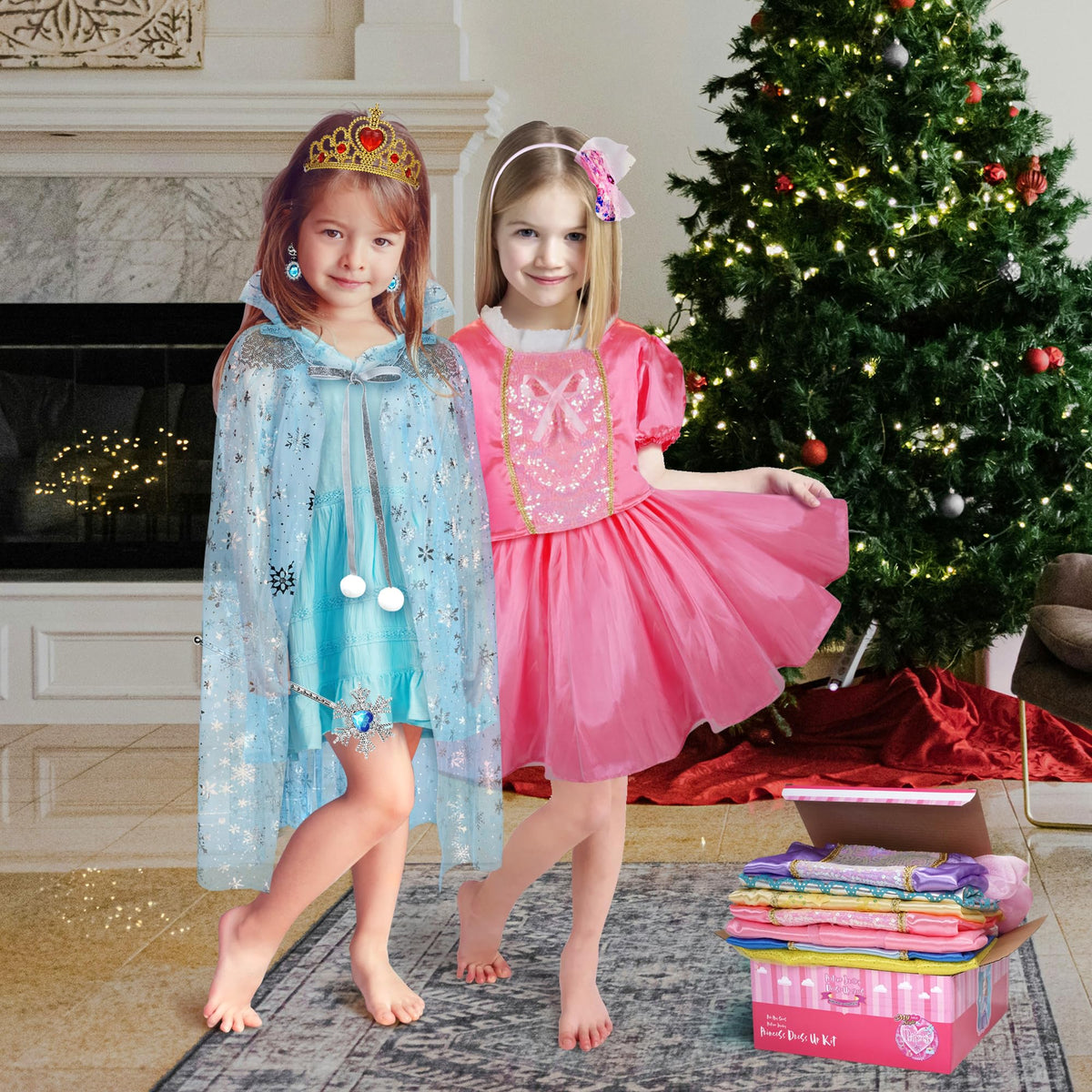 Princess Dress Up for Girls - 5 Princess Outfits,Birthday Gift for 3-6 Year 🍁 All In One Marketplace Canada
