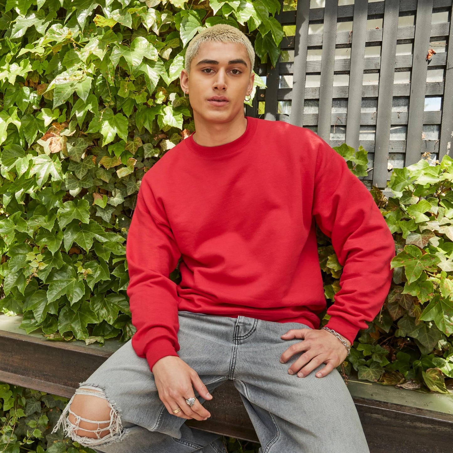 Hanes Men's Sweatshirt, EcoSmart Fleece Crewneck Sweatshirt, Cotton-Blend Fleece Sweatshirt, Plush Fleece Pullover Sweatshirt, Black, Large 🍁 All In One Marketplace Canada