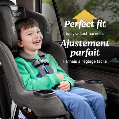 Graco Extend2Fit Convertible Car Seat, 2-in-1 Forward & Rear-Facing Baby Car Seat, 1.8-30 kg (4-65 lb), Talia