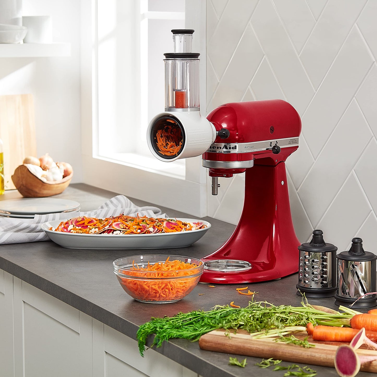 KitchenAid Fresh Prep Slicer/Shredder Attachment, KSMVSA KitchenAid