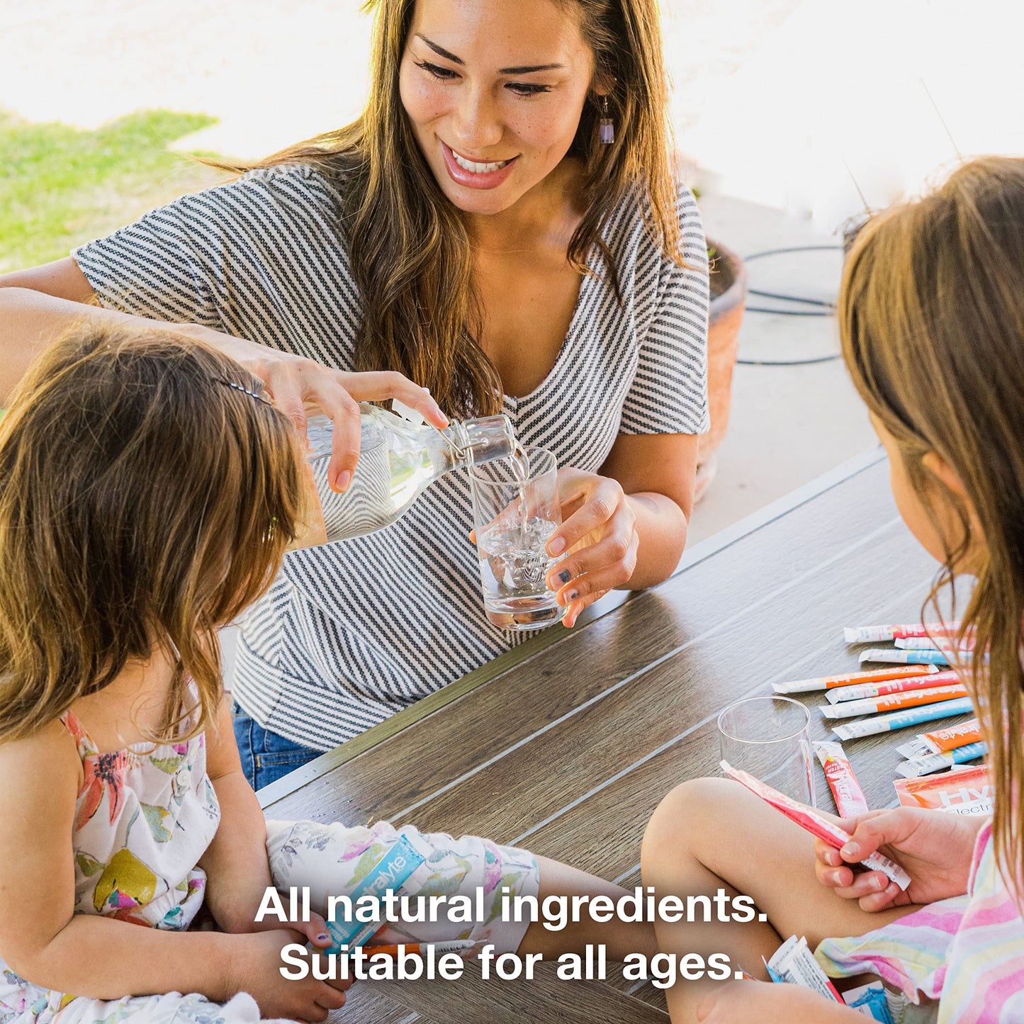 HydraLyte Electrolyte Powder, Low Sugar Electrolyte Packets Designed for Rapid Hydration, Safe Hydration for All Ages - Made with All Natural Ingredients, 30 Servings, Tropical Variety