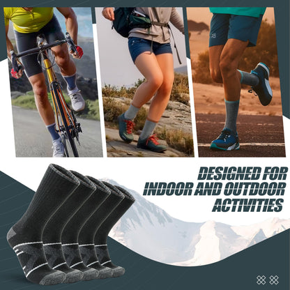 ANTSANG Merino Wool Hiking Socks, Crew Boot Work Socks for Men Women 🍁 All In One Marketplace Canada