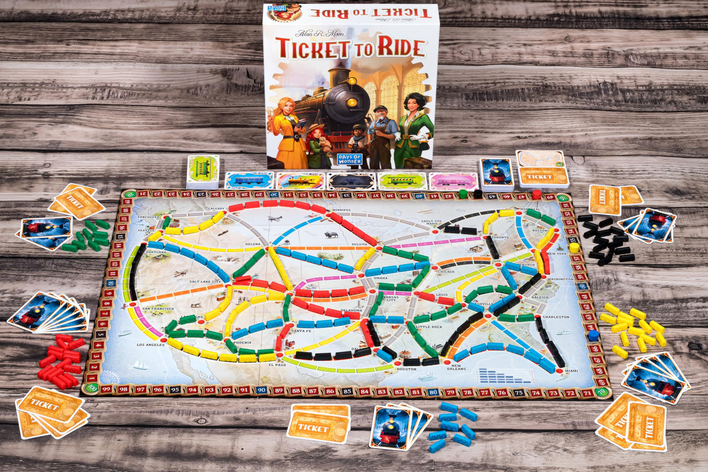 Ticket to Ride - Refresh (English Version) - A Game by Asmodee 🍁 All In One Marketplace Canada