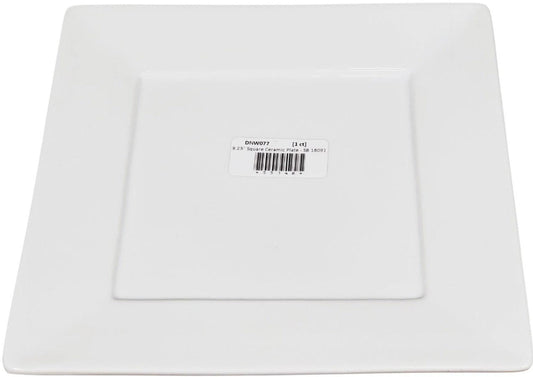 CLR - 9.25" Square Ceramic Plate - SB 1809126
