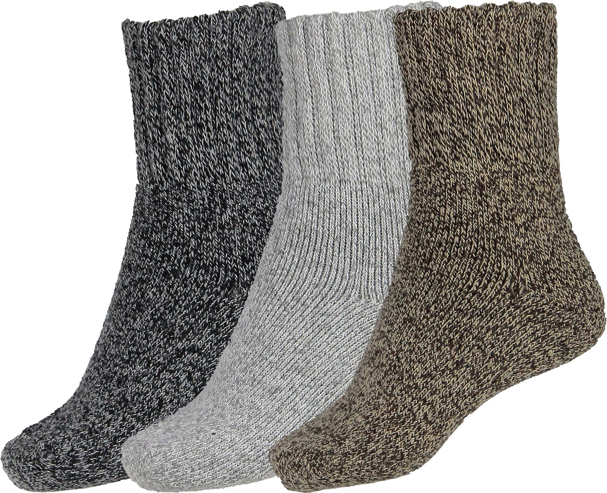 BenSorts Women Boots Socks Warm Thick Cozy Winter Crew Black Brown Gray 🍁 All In One Marketplace Canada