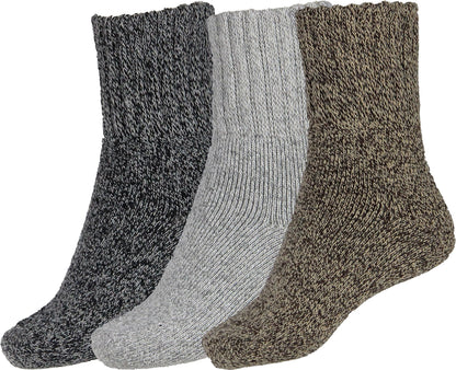 BenSorts Women Boots Socks Warm Thick Cozy Winter Crew Black Brown Gray 🍁 All In One Marketplace Canada