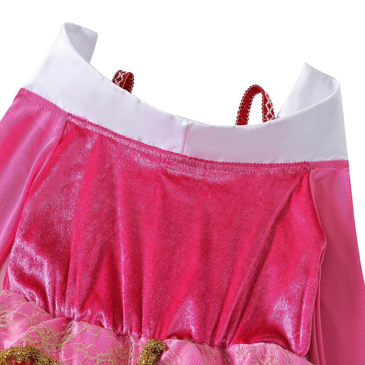 Aoiviss Princess Costume for Girls Toddler Pink Princess Dress Up Outfit 🍁 All In One Marketplace Canada