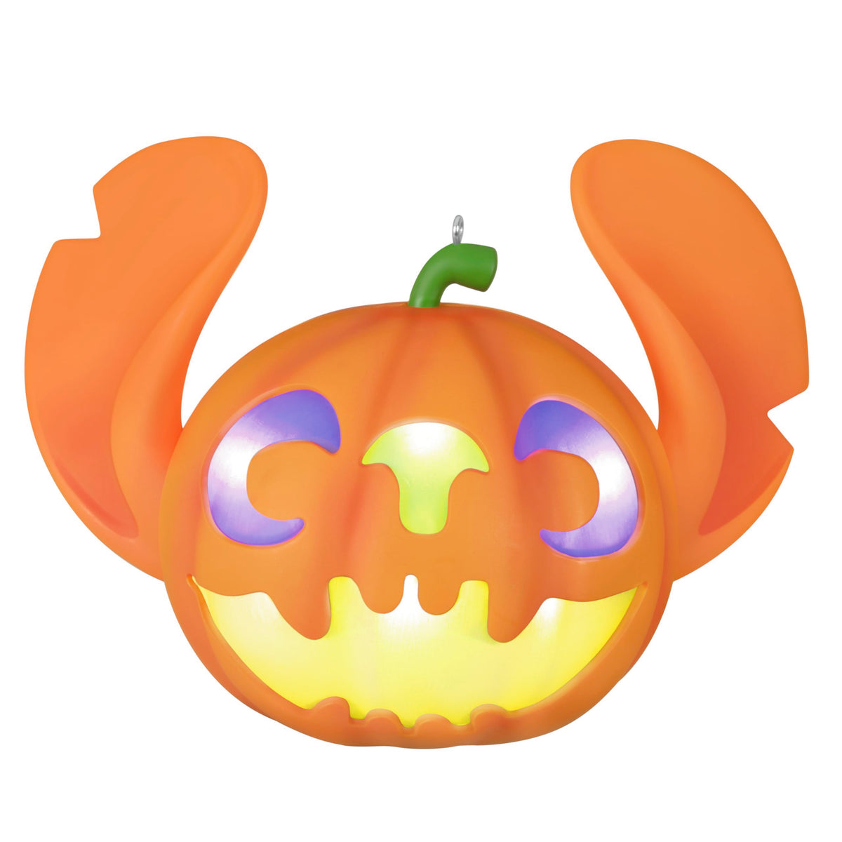Hallmark Keepsake Halloween Ornament 2025, Disney Lilo & Stitch Spooky Stitch Jack-o'-Lantern with Light, Gifts for Disney Fans