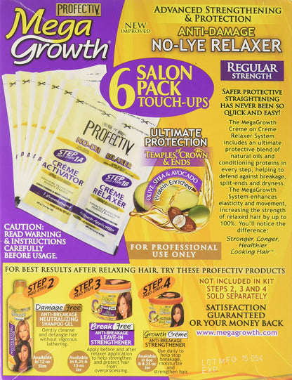 Profectiv Mega Growth Anti Damage No Lye Hair Relaxer Regular Strength