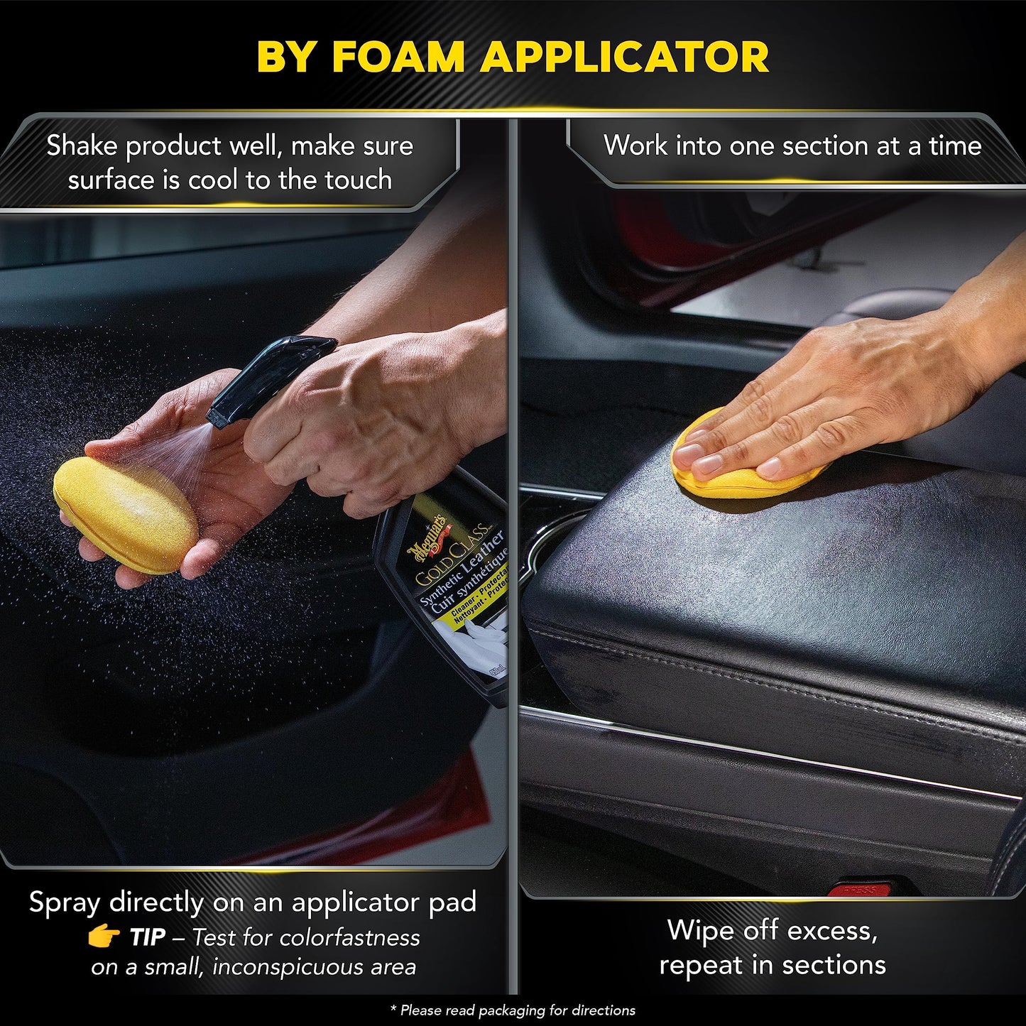 Meguiar's Gold Class Synthetic Leather Cleaner & Conditioner - G230716C - 15.2 oz