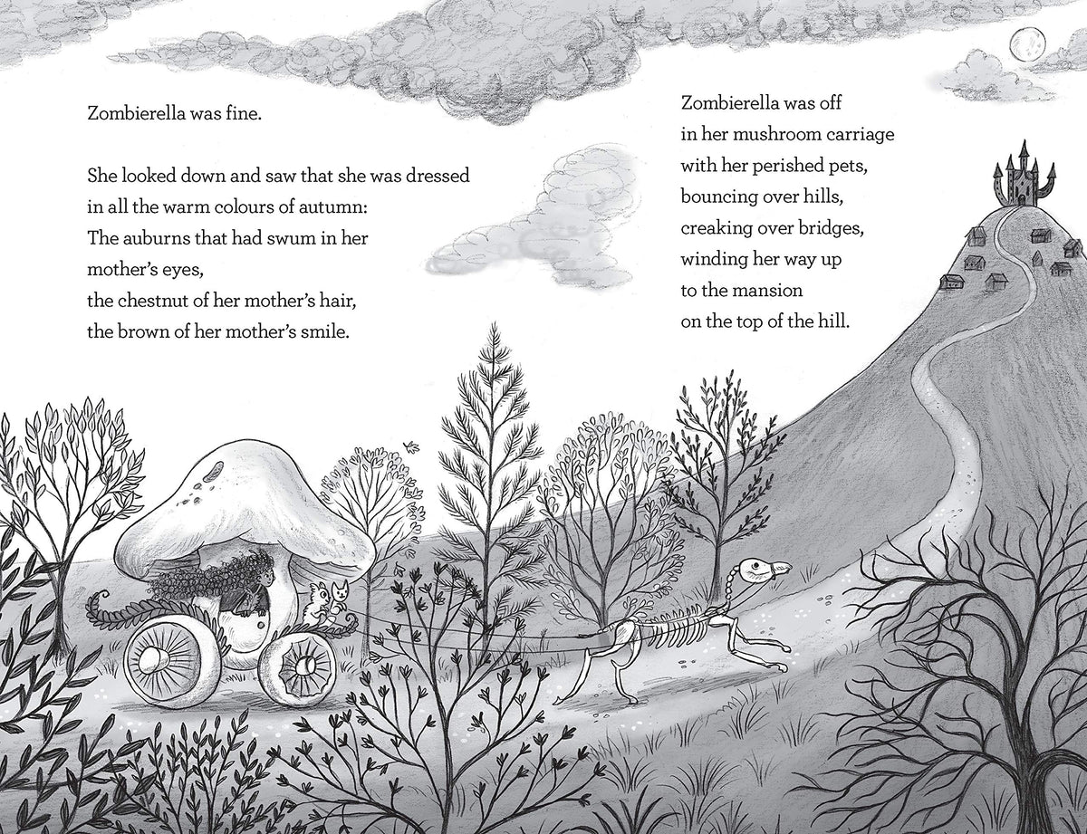 Zombierella: Fairy Tales Gone Bad: A darkly funny Cinderella retelling in verse – spooky, gothic and the perfect Halloween gift for 7–9 year olds