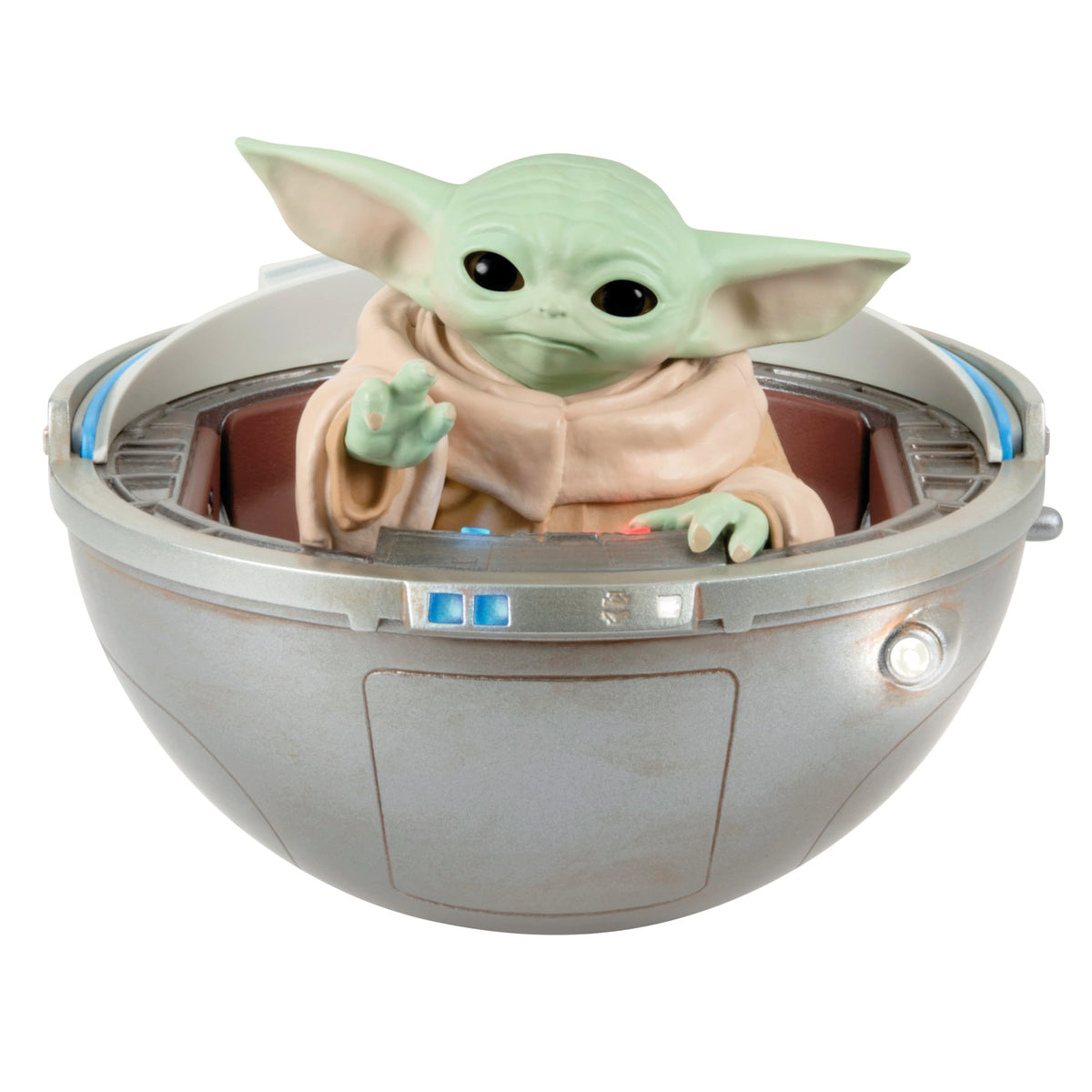 Hallmark Keepsake Christmas Ornament 2024, Star Wars: The Mandalorian Grogu in Hovering Pram with Light, Sound and Motion, Gifts for Star Wars Fans 🍁 All In One Marketplace Canada