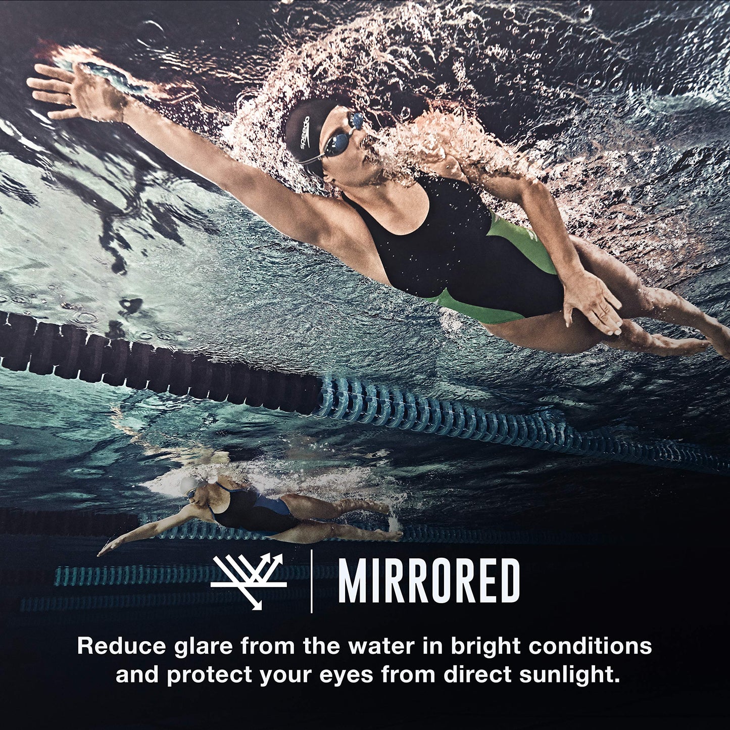Speedo Women's Swim Goggles Mirrored Vanquisher 2.0 - Silver Ice, One Size 🍁 All In One Marketplace Canada