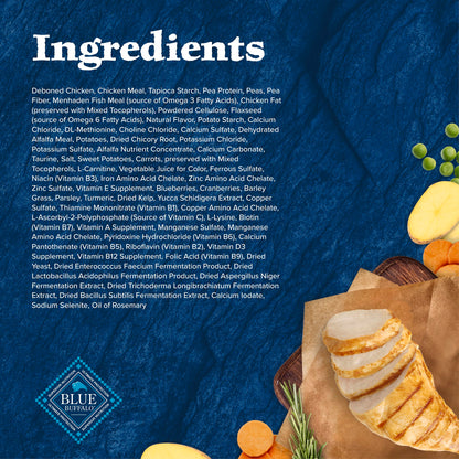 Blue Buffalo Wilderness with Chicken Natural High-Protein Grain-Free Dry Food for Adult Cats, Real Chicken First, Antioxidant-Rich LifeSource Bits Support Immunity, Promotes Strong Muscles, 6 lbs.