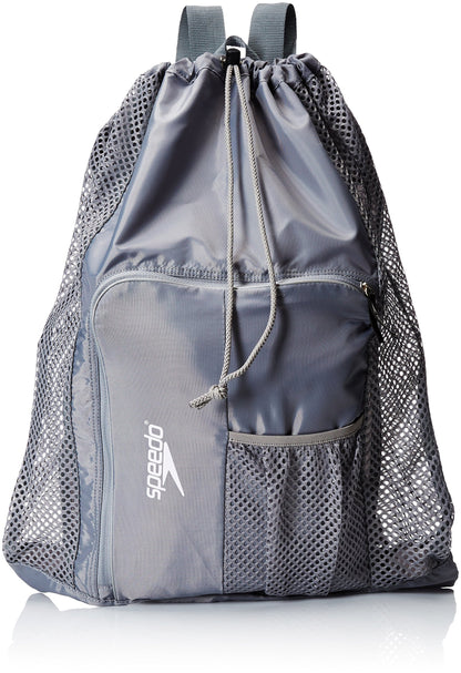 Speedo Deluxe Ventilator Mesh Equipment Bag, Frost Grey Speedo