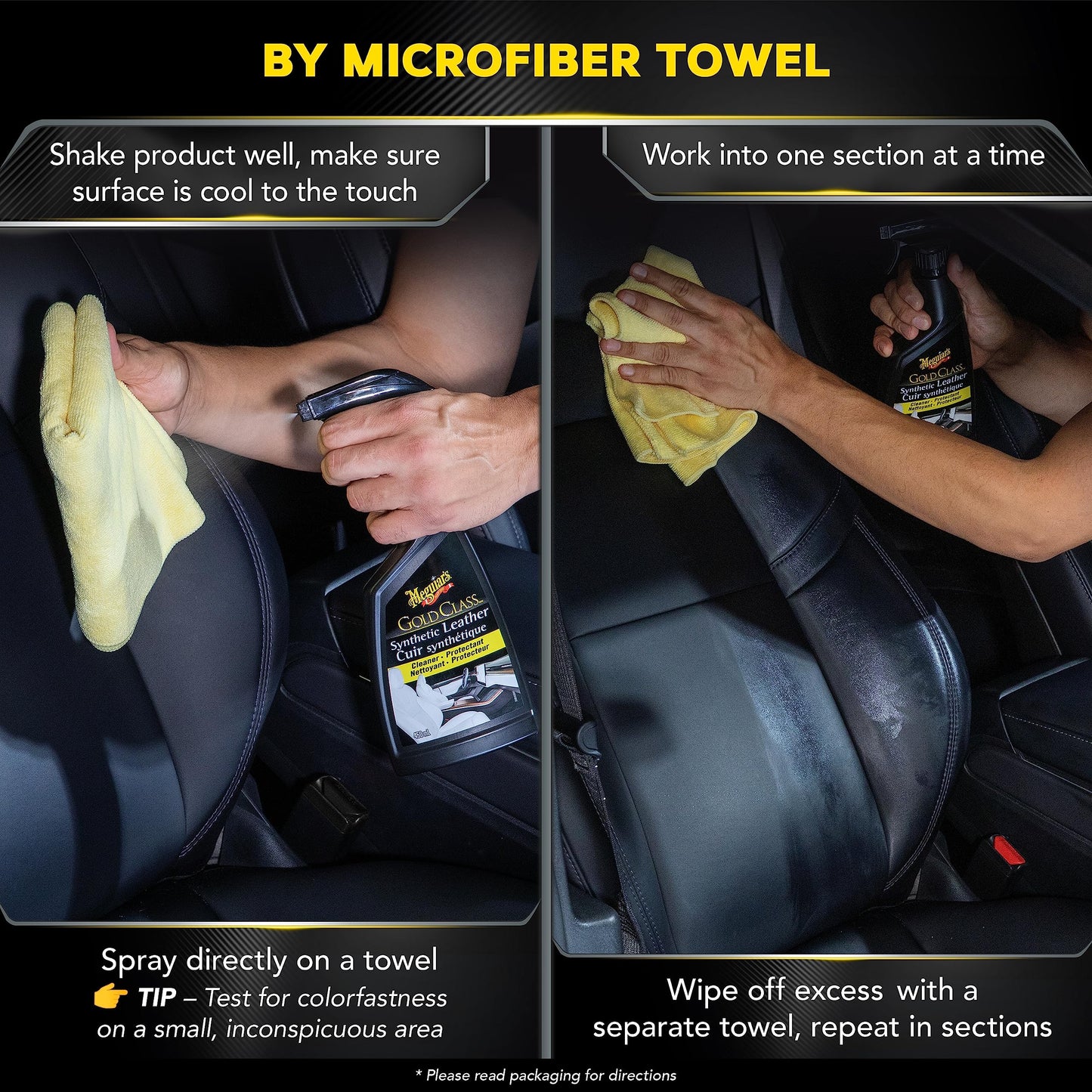 Meguiar's Gold Class Synthetic Leather Cleaner & Conditioner - G230716C - 15.2 oz