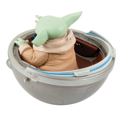 Hallmark Keepsake Christmas Ornament 2024, Star Wars: The Mandalorian Grogu in Hovering Pram with Light, Sound and Motion, Gifts for Star Wars Fans 🍁 All In One Marketplace Canada