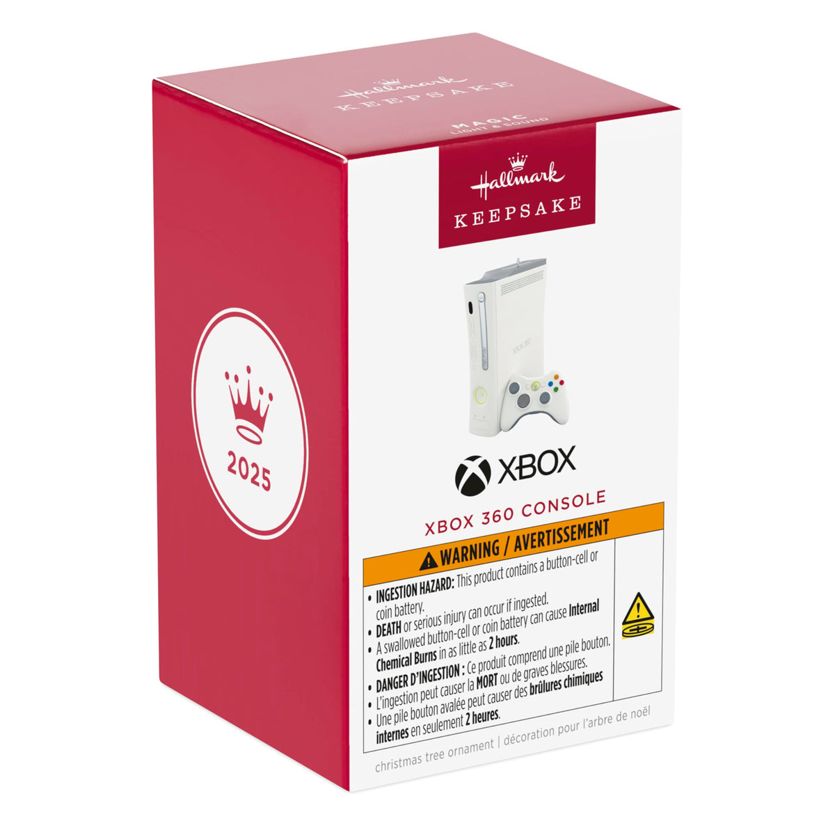 Hallmark Keepsake Christmas Ornament 2025, Xbox 360 Console with Light and Sound, Gifts for Gamers 🍁 All In One Marketplace Canada